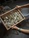 Картина с композицией растений в размере М, рама из массива дерева дуб натуральный M-H-D-M-K-122 фото 5