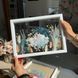 Картина с композицией растений в размере М, рама из массива дерева покрыта белой краской M-H-W-K-30 фото 3