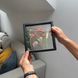 Картина с композицией растений в размере S, рама из массива дерева покрыта черной краской S-B-K-37 фото 2